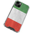 Italy Flag Distressed iPhone 14 Clear Case